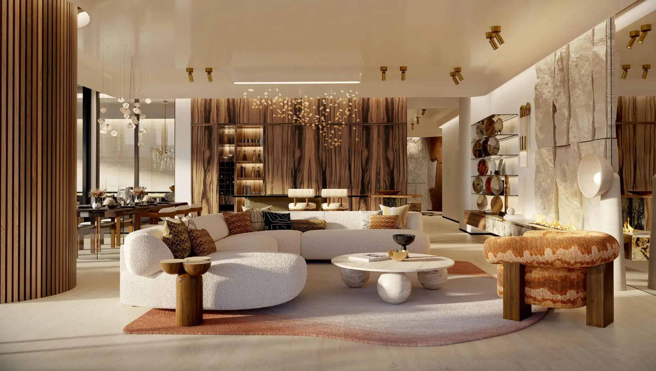 LIVING ROOM — EYWA, Business Bay, Dubai