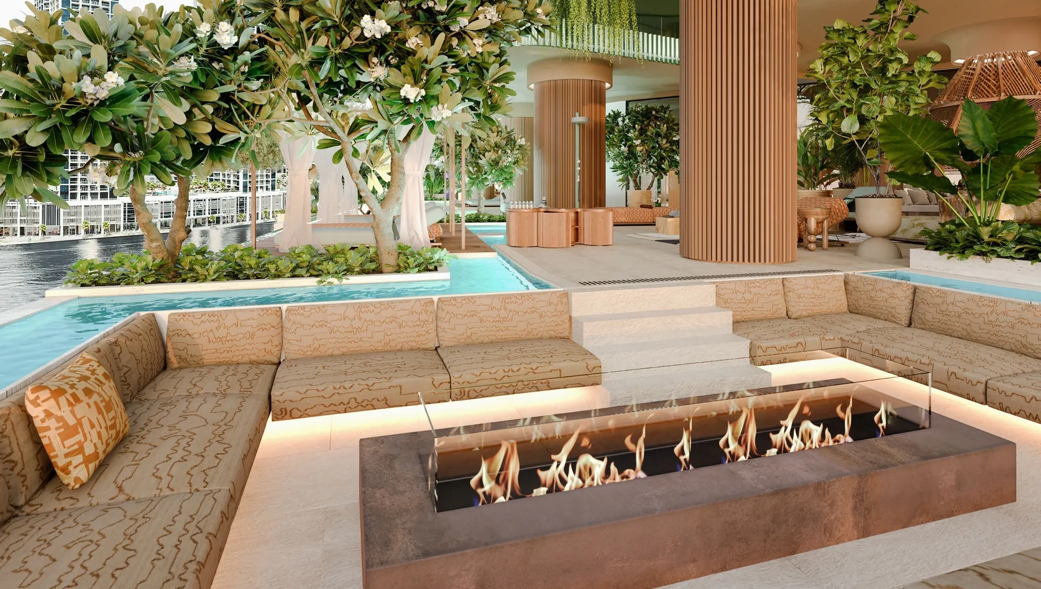 POOL RELAXATION AREA — EYWA Tree of Life